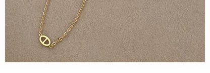 Minimalist Niche High-End Pig Nose Necklace