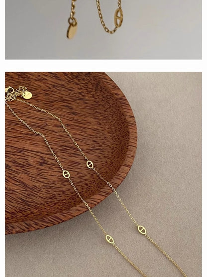 Minimalist Niche High-End Pig Nose Necklace